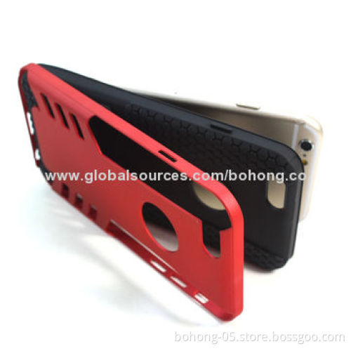 Inner TPU + Outer Pattern Painting PC Cases for iPhone 6, Various Colors AvailableNew